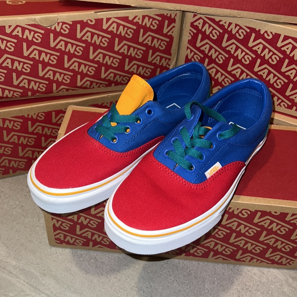 π΄ VANS ERA PRIMARY COLORS BLOCK SHOES βπ» - Picture 8 of 12